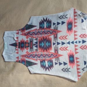 Aztec print Tank top